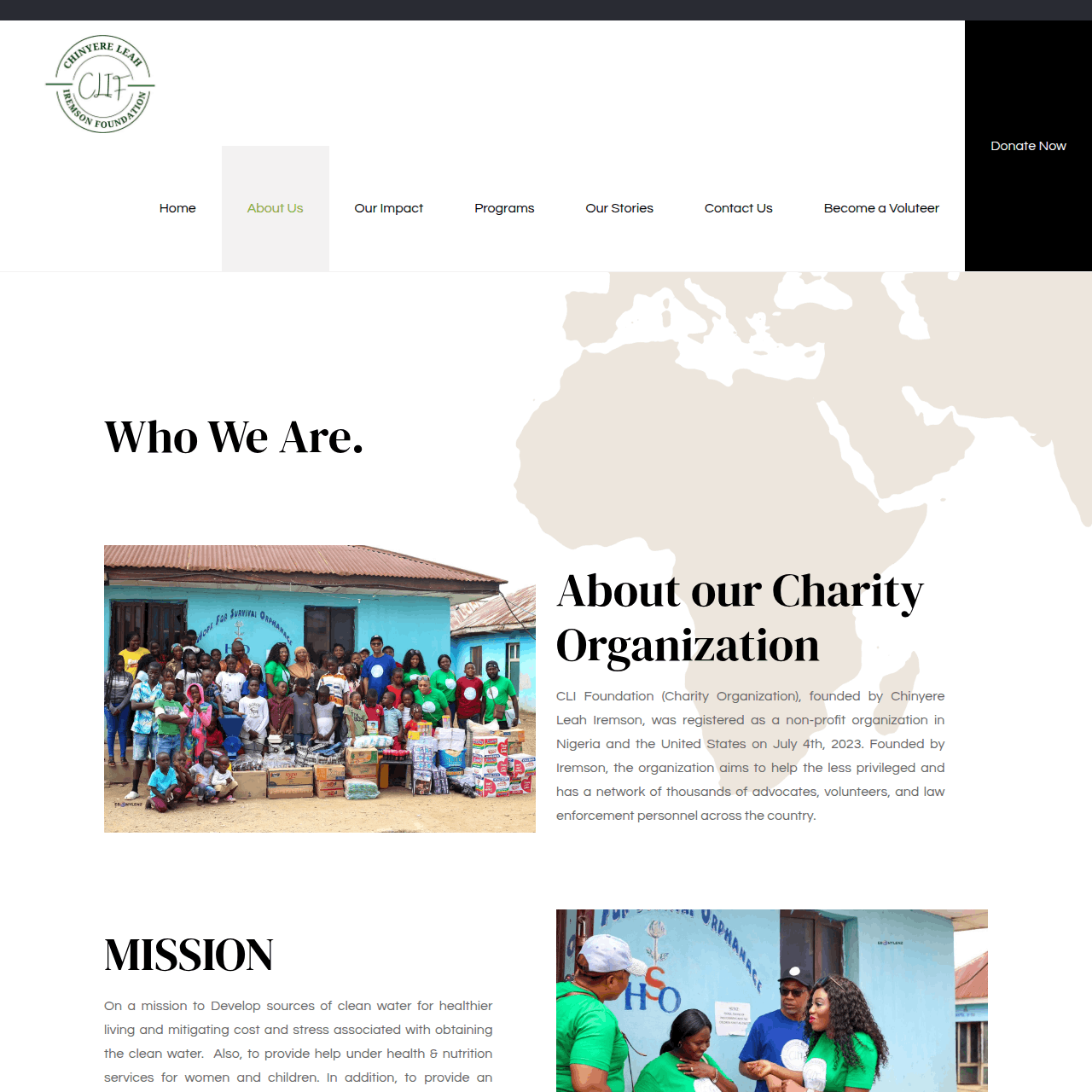CLI Foundation website screenshot